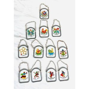 New in Box Vintage Carol Wright Gifts Twelve Days of Christmas Hanging Decor